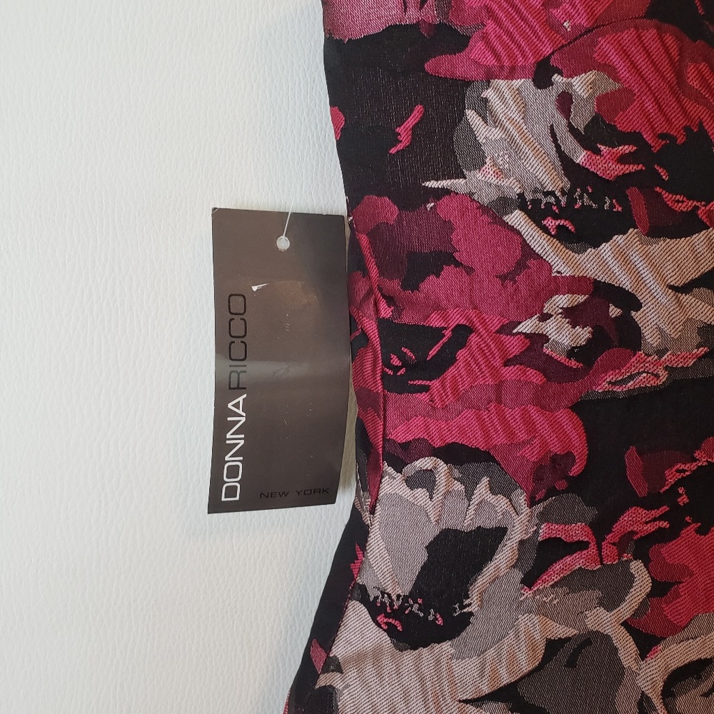 NEW Donna Ricco Ruffle Dress Size 14 - Picture 6 of 8